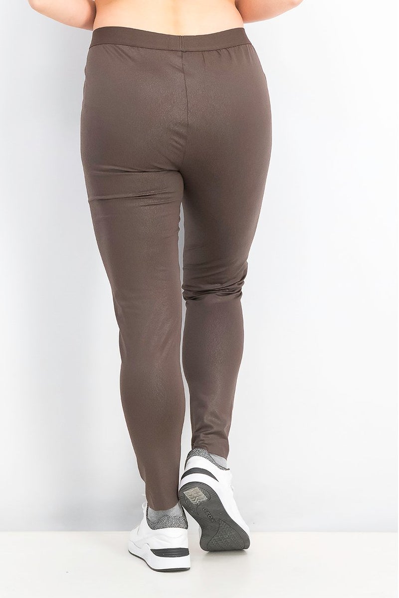 Tchibo Women Pull On Leggings, Brown - Image 2